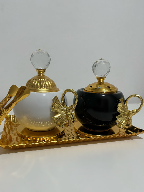 Noir et Blanc mabkhara set