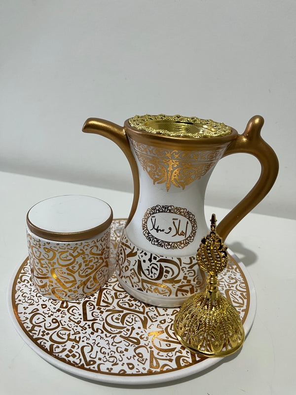 Ahlan Wa Sahlan [White] mabkhara set
